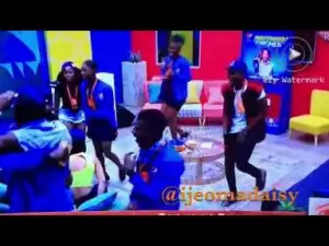 Video: BB Naija - DJ Spinall And DJ Obiajent In The House | Housemates Reactions